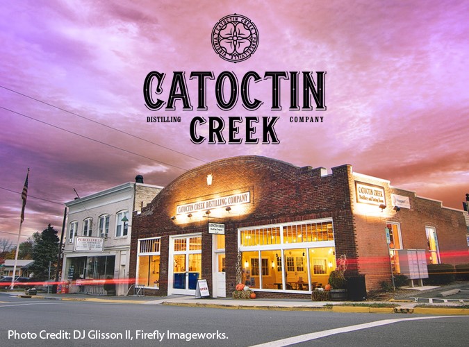 Cactoctin Creek logo and building.