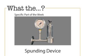 A close up look at a Spunding device