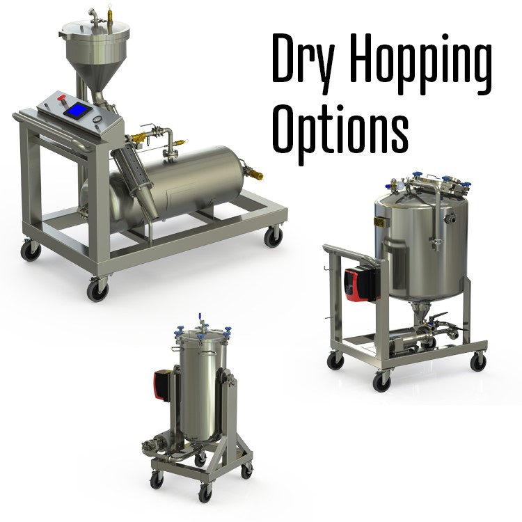 Three dry hopping options.